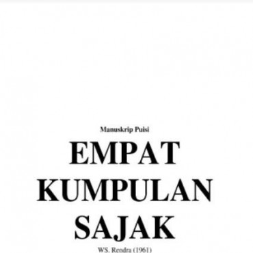 Manuskrip Puisi : Empat Kumpulan Sajak