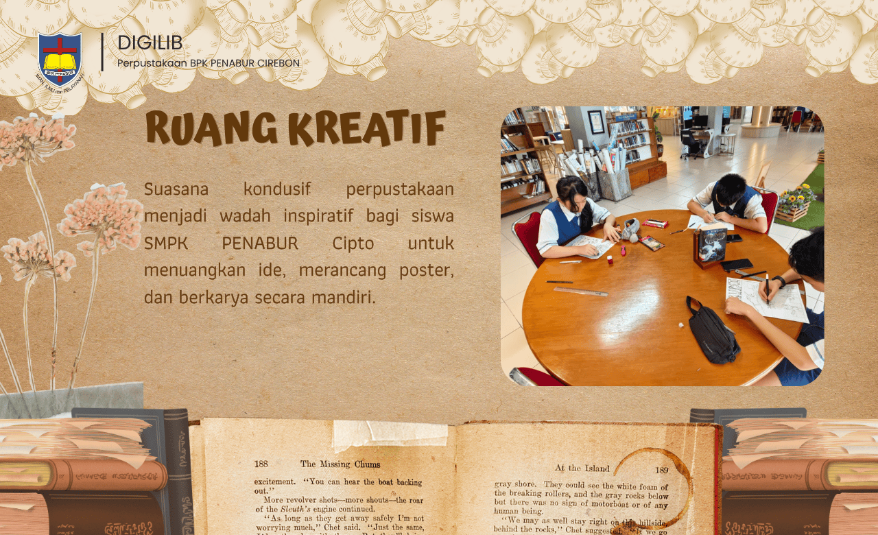 Perpustakaan Menjadi Ruang Belajar Kreatif bagi Siswa SMPK PENABUR Cipto