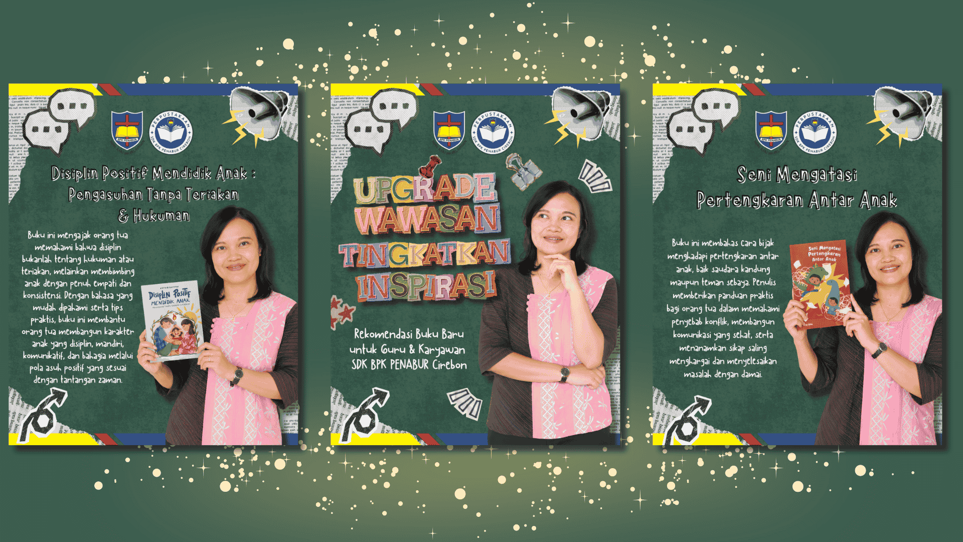 Upgrade Wawasan, Tingkatkan Inspirasi: 12 Buku Baru Hadir di Perpustakaan SDK BPK PENABUR Cirebon