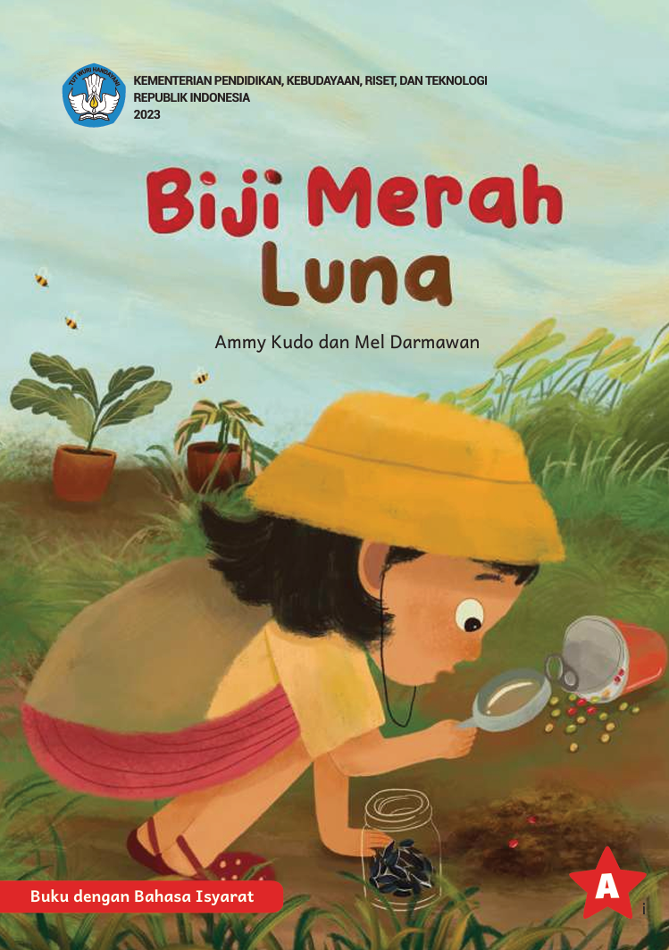 Biji Merah Luna (Edisi Buku dengan Bahasa Isyarat)