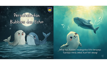 Persahabatan Bubbles dan Echo